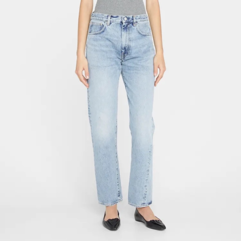 Toteme original twisted seam jeans light blue size 27